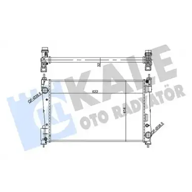 KALE Su Radyatörü (Brazing) (356955) - Fiat / Alfa / Lancia