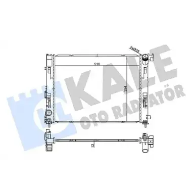 KALE Su Radyatörü (357225) - Renault / Dacia