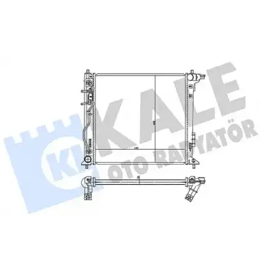 KALE Su Radyatörü (Otomatik Vites) (361985) - Kore Araçları (Hyundai/Kia)