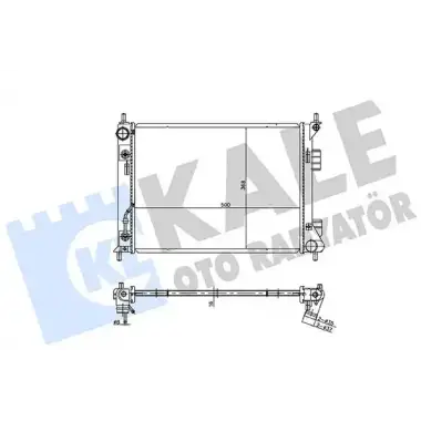 KALE Su Radyatörü (Otomatik Vites) (362205) - Kore Araçları (Hyundai/Kia)