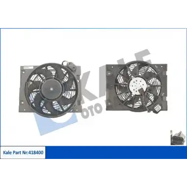 KALE Fan Motoru (Davlumbazli 295mm) - Opel 418400