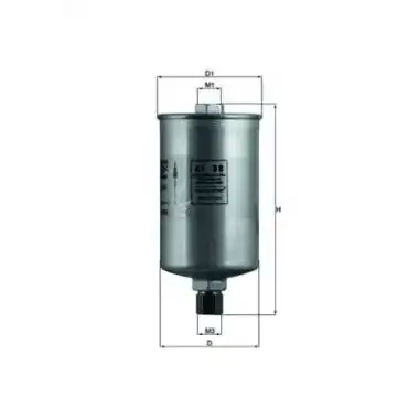 MAHLE Yakıt Filtresi (H84wk03) (MHL KL88) - VW Grubu (VW/Audi/Seat/Skoda)
