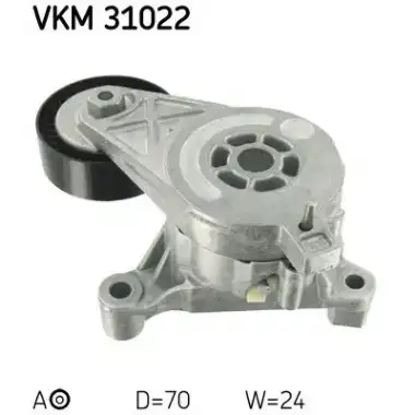 SKF V Kayış Gergisi Komple (534 0059 10) - VW Grubu (VW/Audi/Seat/Skoda) SKF VKM 31022