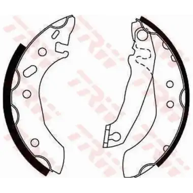 TRW Fren Balatası Arka (Pabuclu/dar (+abs)) - Ford GS6253