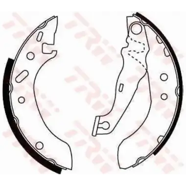 TRW Fren Balatası Arka ((180mm)dar (+abs)) - Ford GS8611