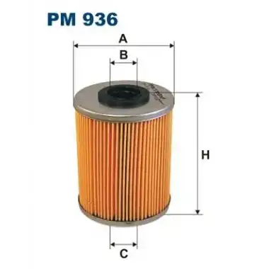 FILTRON Yakıt Filtresi (92x70,5x19,5mm) - Opel PM 936