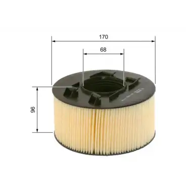 BOSCH Hava Filtresi (1457433093) - BMW / Mini
