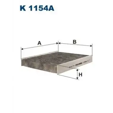 FILTRON Polen Filtresi ((Karbonlu)/4m5j 19g244 Abhf) - Ford K 1154A