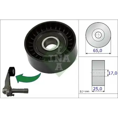 INA V Kayış Gergi Rulmanı (531 0866 10) - BMW / Mini
