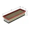 BOSCH Hava Filtresi (F026400036) - Fiat / Alfa / Lancia
