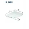FILTRON Polen Filtresi (Klima Filtresi) (K 1405) - Kore Araçları (Hyundai/Kia)