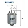 FILTRON Yakıt Filtresi (Mazot Filtresi (Üstü Açik Tip)) (PP 988/1) - Renault / Dacia