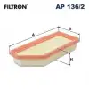FILTRON Hava Filtresi (AP 136/2) - Renault / Dacia