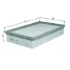MAHLE Hava Filtresi (E152l) - VW Grubu (VW/Audi/Seat/Skoda) MHL LX296