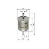BOSCH Yakıt Filtresi (Tirnaksiz) - Opel 0450905280