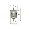 BOSCH Yakıt Filtresi (Tirnaksiz) - Opel 0450905280