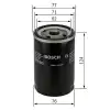 BOSCH Yağ Filtresi ((C601-14-302) Uzun Tip) - Ford 0451103259
