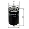 BOSCH Yağ Filtresi (H19w06 / Oc105) - VW Grubu (VW/Audi/Seat/Skoda) 0451203087