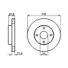 BOSCH Fren Diski Ön (0986478787) - Japon Araçları