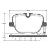 BOSCH Fren Balatası Arka (0986494409) - BMW / Mini