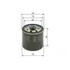 BOSCH Yağ Filtresi (09864B7043) - Renault / Dacia