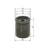 BOSCH Yağ Filtresi (09864B7063) - Fiat / Alfa / Lancia
