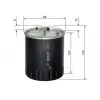 BOSCH Yakıt Filtresi (H140wk01) - Mercedes-Benz 1457434437
