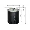 BOSCH Yakıt Filtresi (H140wk01) - Mercedes-Benz 1457434437