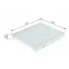 BOSCH Polen Filtresi (E961li / La120 (Karbonsuz)) - VW Grubu (VW/Audi/Seat/Skoda) 1987432057
