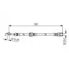 BOSCH Fren Hortumu Arka Sol - Opel 1987481385