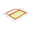 BOSCH Hava Filtresi (E1070l / Lx3306) - VW Grubu (VW/Audi/Seat/Skoda) F026400285
