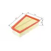 BOSCH Hava Filtresi (F026400380) - Mercedes-Benz