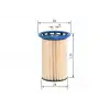 BOSCH Yakıt Filtresi (E424kp / Kx342) - VW Grubu (VW/Audi/Seat/Skoda) F026402809