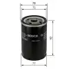 BOSCH Yağ Filtresi (4m5j 6714 Da/4m5q 6714 CA) - Ford F026407017