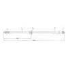 CAVO Fren Hortumu Arka (Arka) (CAVO C800 478A) - Fiat / Alfa / Lancia