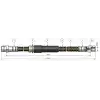CAVO Fren Hortumu Ön (83.7849-0502.3) - VW Grubu (VW/Audi/Seat/Skoda) CAVO C900 617A