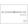 CORTECO Fren Hortumu Ön (23168 / 24.5147-0385.3) - VW Grubu (VW/Audi/Seat/Skoda) 19026623