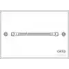 CORTECO Fren Hortumu Arka (340mm) - Mercedes-Benz 19032415
