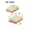 FILTRON Hava Filtresi (Lx925/s) - VW Grubu (VW/Audi/Seat/Skoda) AP 149/2-2x