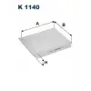 FILTRON Polen Filtresi (Klima Filtresi) (K 1140) - Kore Araçları (Hyundai/Kia)