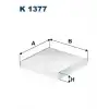 FILTRON Polen Filtresi (Karbonsuz/8c16 & A1a/a2a/6c11 & AAK) - Ford K 1377