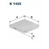 FILTRON Polen Filtresi (K 1420) - Kore Araçları (Hyundai/Kia)