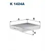 FILTRON Polen Filtresi (Karbonlu / Jx6a 18d483 DA) - Ford K 1424A
