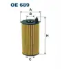 FILTRON Yağ Filtresi (OE 689) - Fiat / Alfa / Lancia