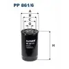 FILTRON Yakıt Filtresi (Vidalı Filtre) (PP 861/6) - Ağır Vasıta