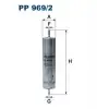 FILTRON Yakıt Filtresi (Wk522-h449wk) - BMW / Mini PP 969/2