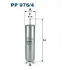 FILTRON Yakıt Filtresi (PP 976/4) - BMW / Mini