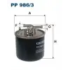 FILTRON Yakıt Filtresi (H126wk) - VW Grubu (VW/Audi/Seat/Skoda) PP 986/3