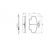 MAGNETI MARELLI Fren Balatası Ön (323700000100) - Renault / Dacia