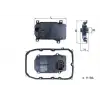 MAHLE Şanzıman Yağ Filtresi (115 026) - VW Grubu (VW/Audi/Seat/Skoda) MHL HX187KIT